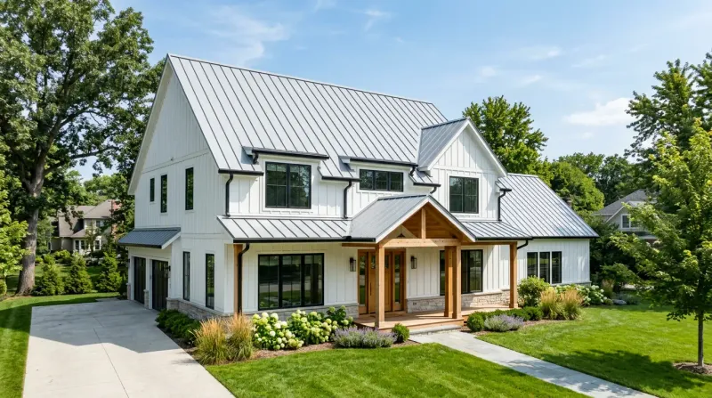 Light Gray Metal Roof: Styles, Durability, and Energy Efficiency Benefits