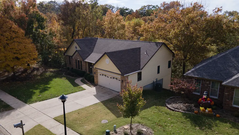 Final gutter installation — Brandon J Roofing project photo 2